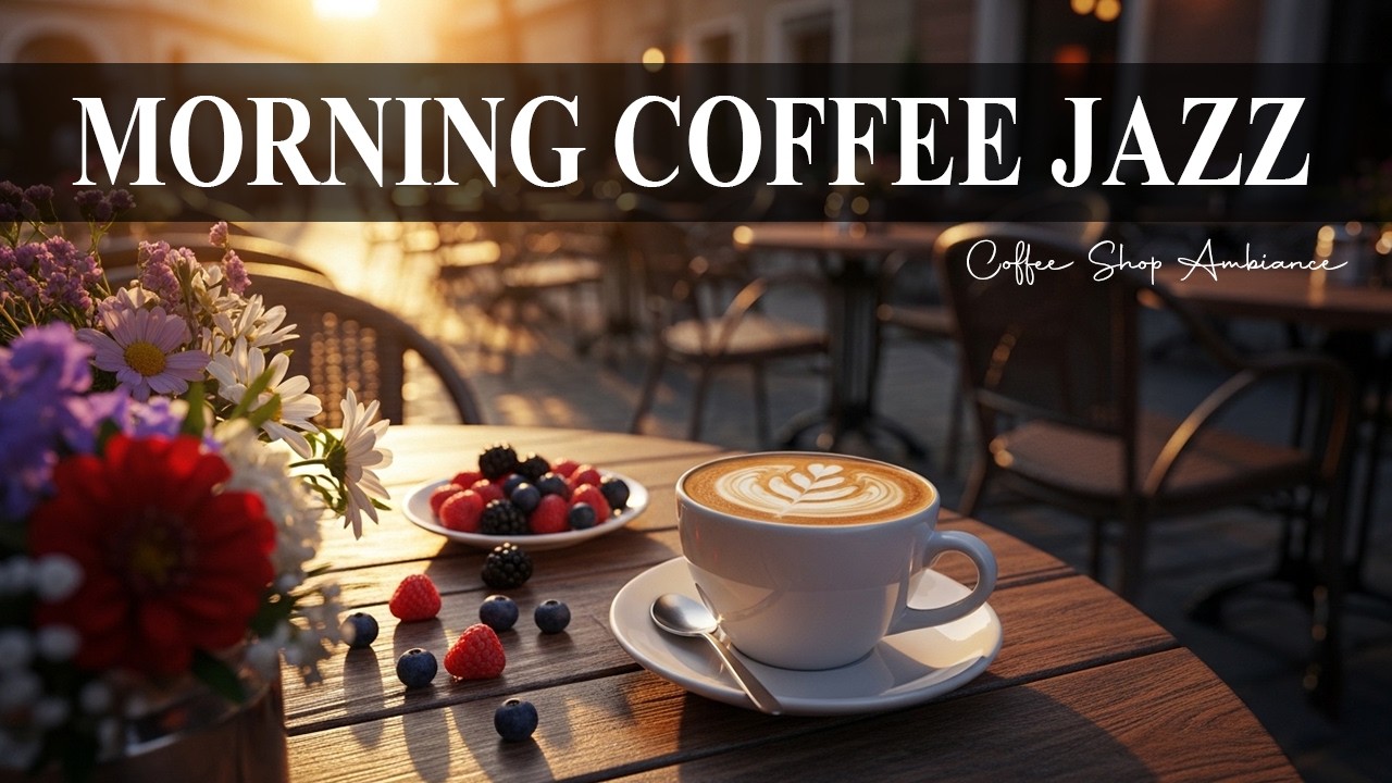 Morning Coffee Jazz  ☕ Coffee Shop Ambiance~Sweet Bossa Nova Instrumental for Cheerful Moods.