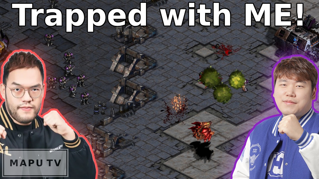 Trapped Mutas? Larva vs Speed Round 1! (StarCraft BW)