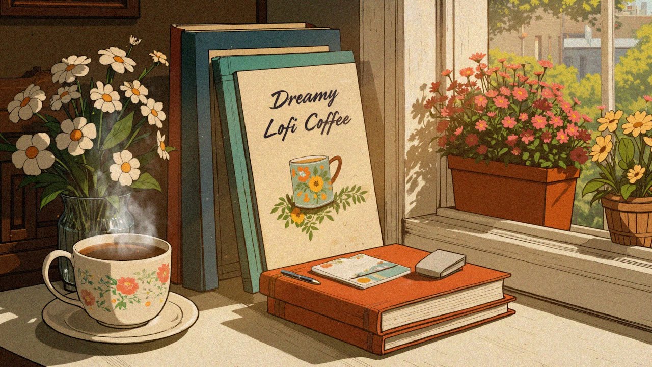 Quiet Morning Coffee ☕ Peaceful Sips🌤️ Lofi Hip Hop - Chill to work, relax