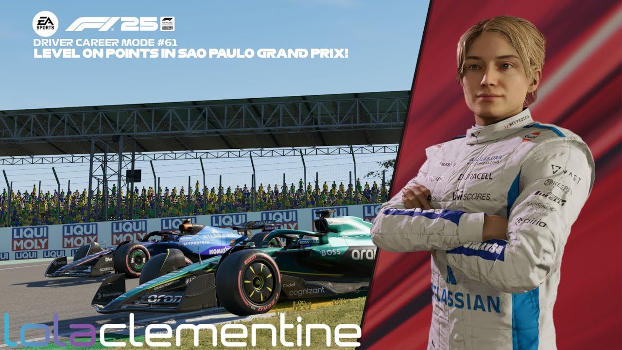 F1 25 Driver Career Mode - Part 61 - Level on Points in Sao Paulo Grand Prix!