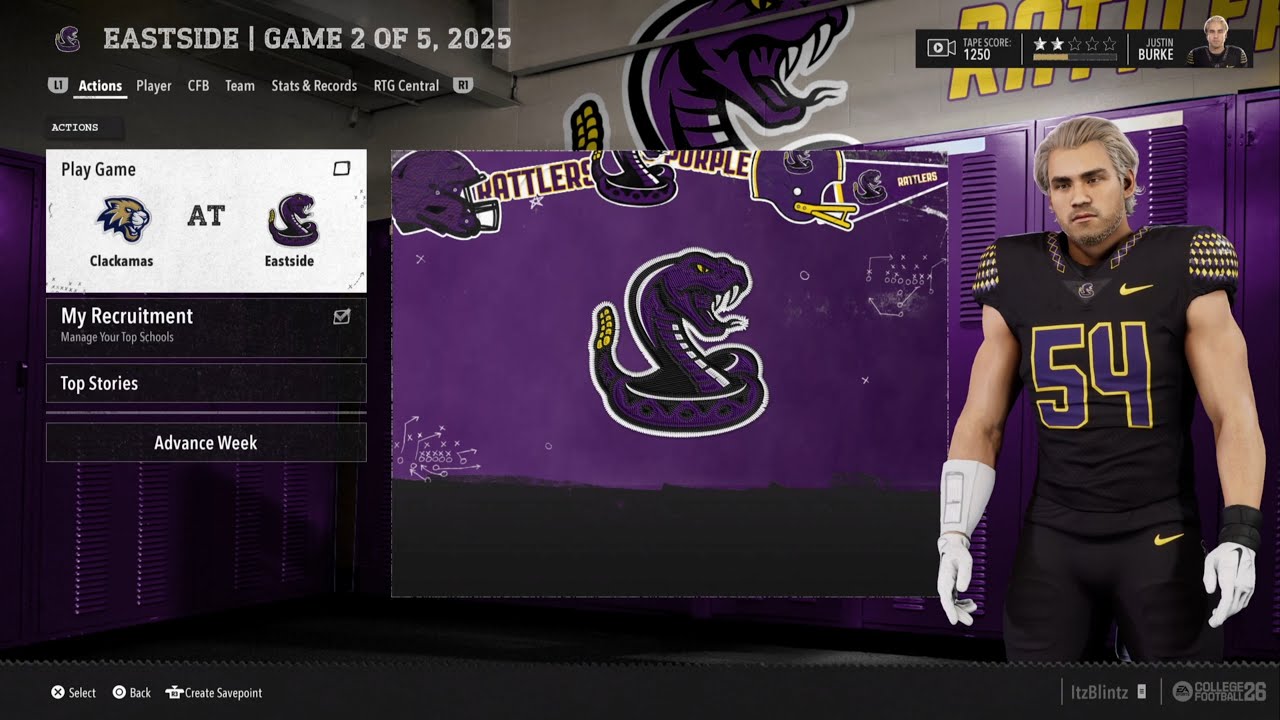 Creating My LB College Football 26 Road To Glory Part 2