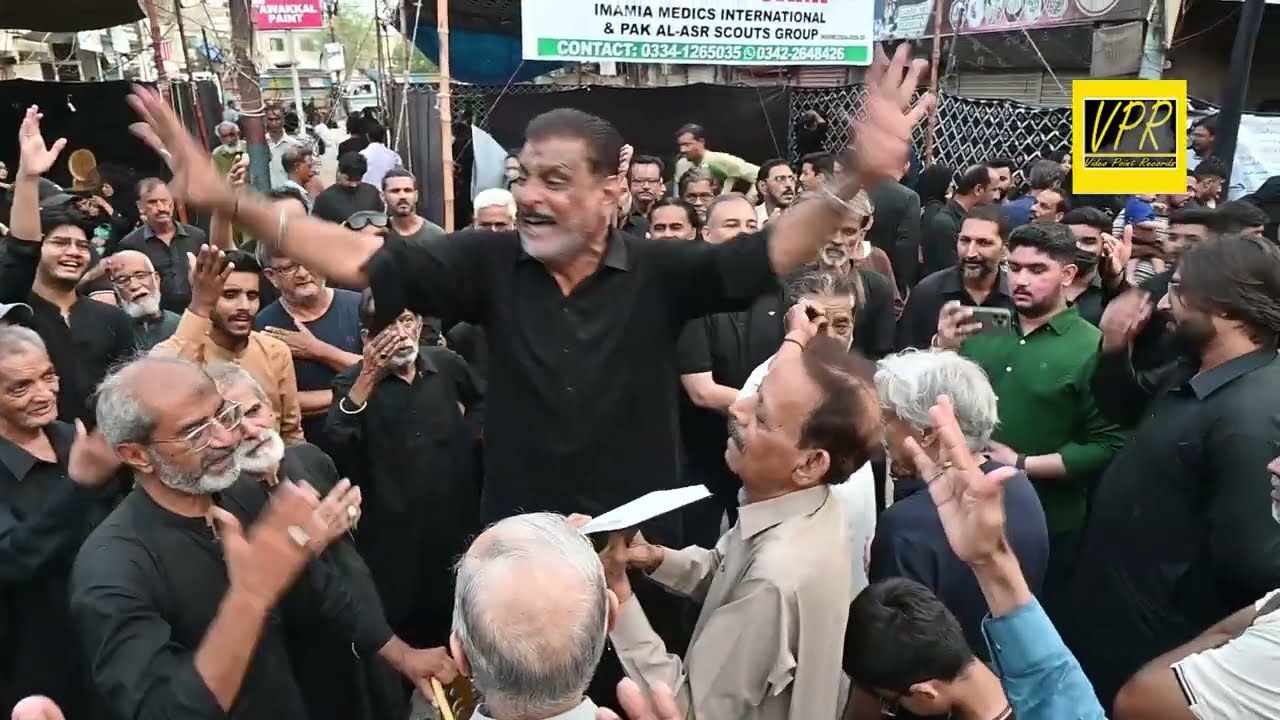 Anjuman Muhammadi Qadeem || Nohay || Markazi juloos 25.Muharram 2025 || Shah Faisal Colony 