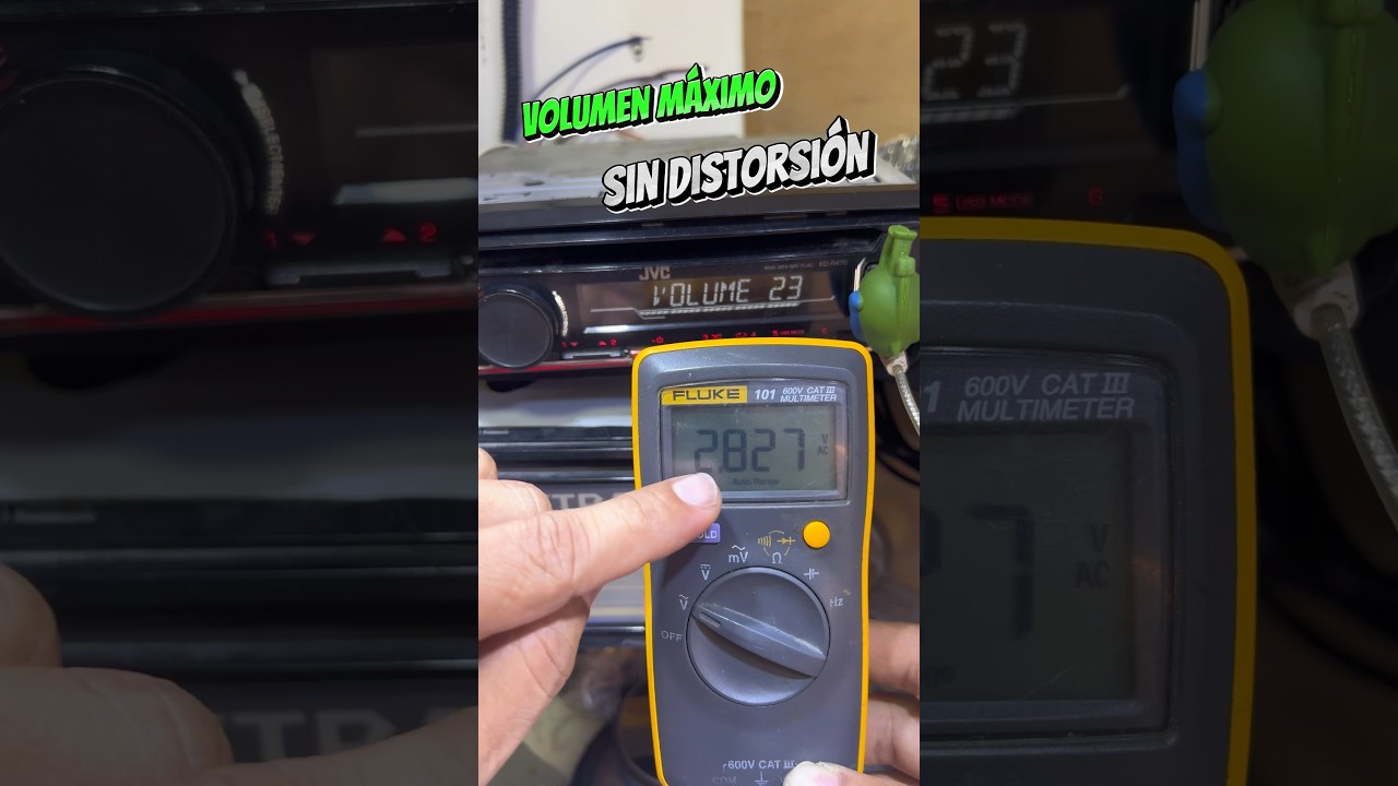 El volumen Máximo Sin Distorsión del estéreo 