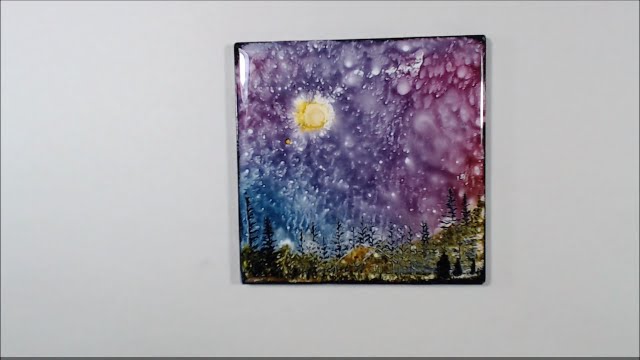 Alcohol Ink Special Request - How to Make Spray with alcohol and ink and more