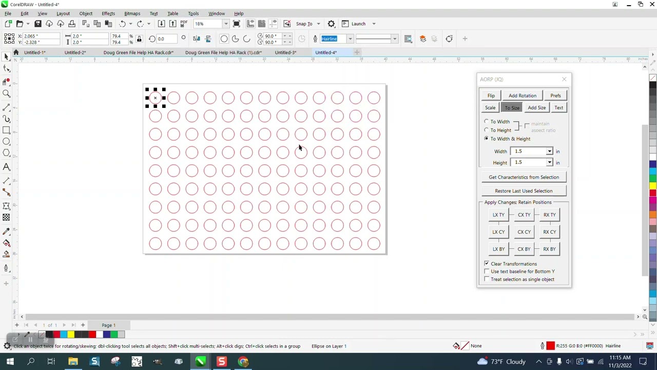 Советы и рекомендации по Corel Draw: меняйте размер, но сохраняйте его текущим