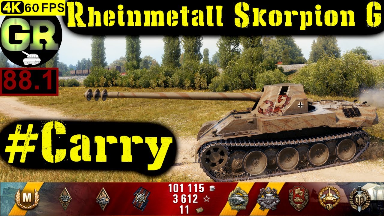 88_World of Tanks Rheinmetall Skorpion G WoT Replay - 9 Kills 6.1K DMG(Patch 1.4.0)