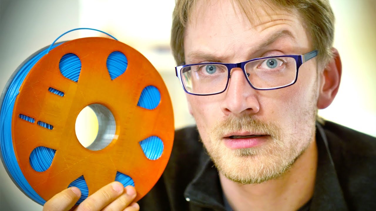 Катушки нити, напечатанные на 3D-принтере!?