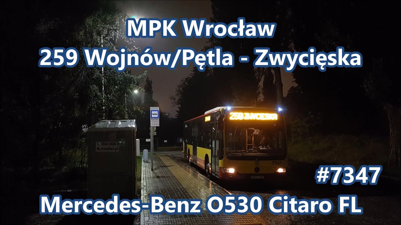 MPK Wrocław - linia 259, Mercedes-Benz O530 Citaro FL #7347