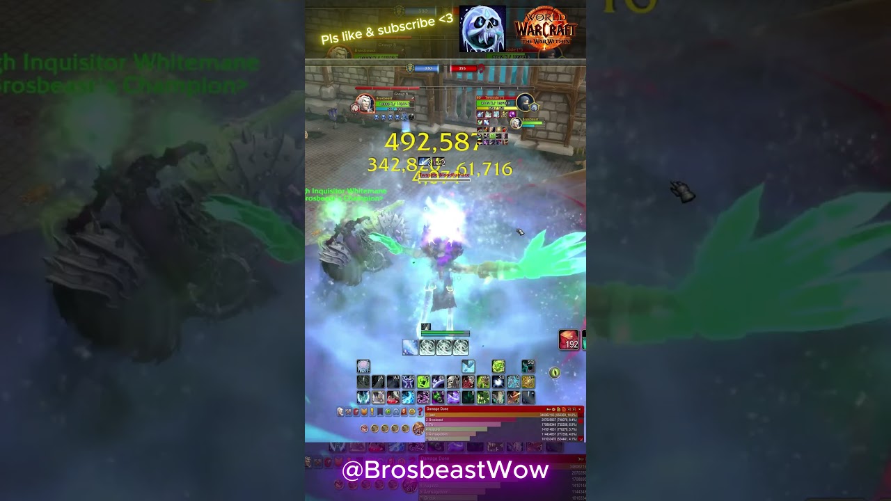 Frost damage is insane! Season 2 The war within  #frost #frostdk #deathknight #dk #thewarwithin