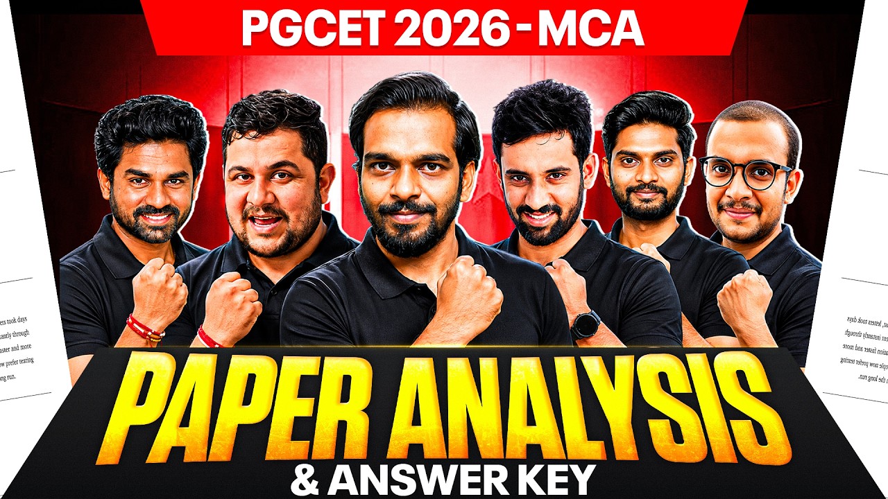 MCA PAPER REACTION🔥| PGCET MBA-MCA 2026 | | PGCET MBA| PGCET MCA #pgcet2026