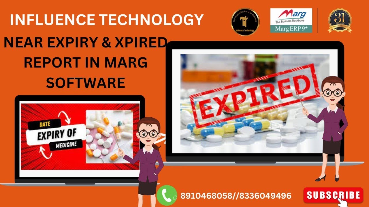Near Expiry|Expired Report in Marg ERP software