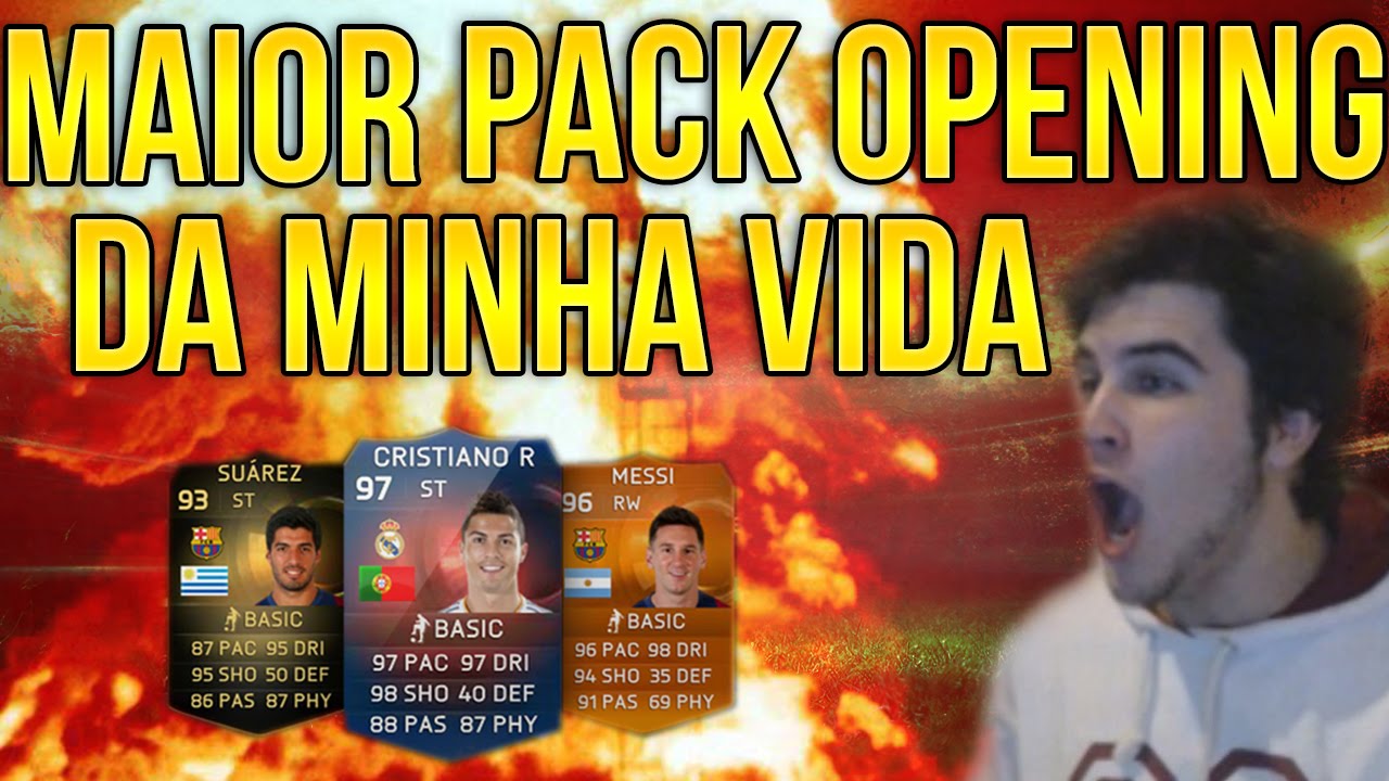 O MAIOR PACK OPENING DA MINHA VIDA - FIFA 15