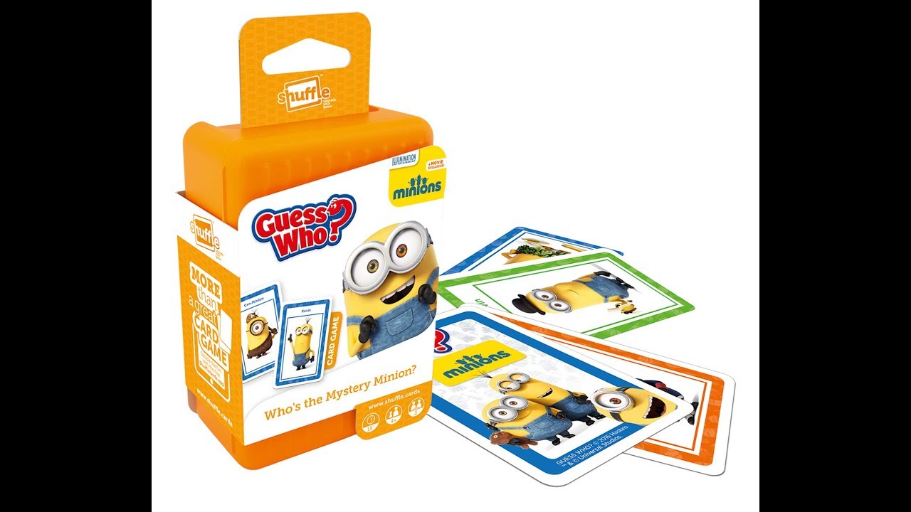Shuffle games Guess Who? Minions la regola