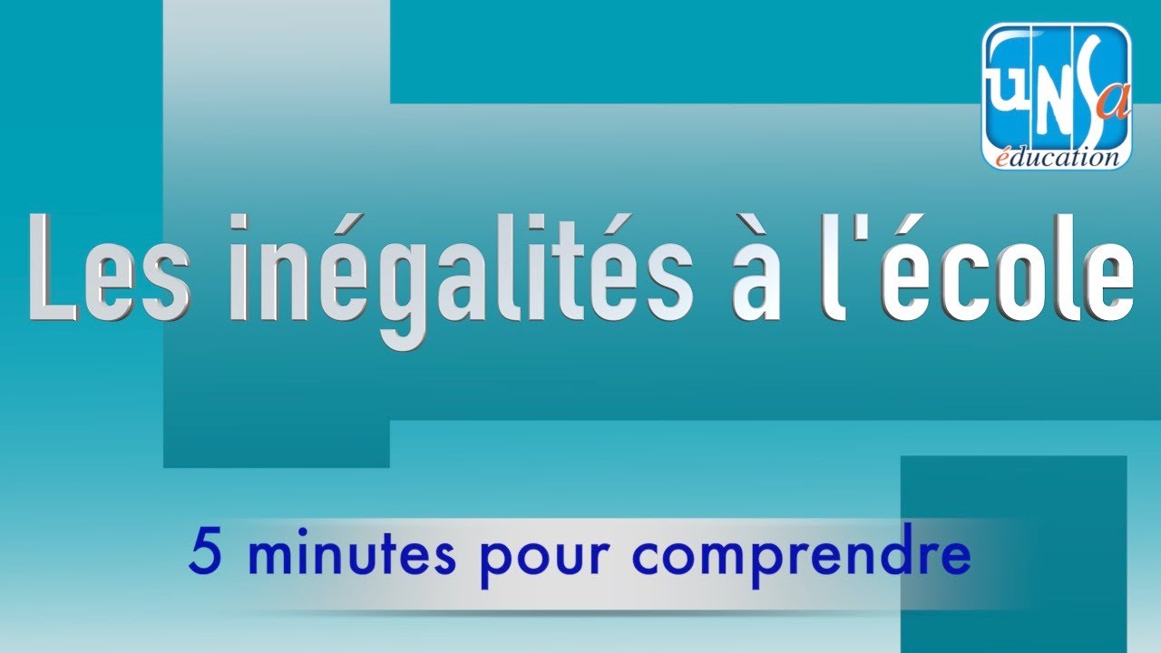 Les inégalités à l'école - Jean-Paul Delahaye