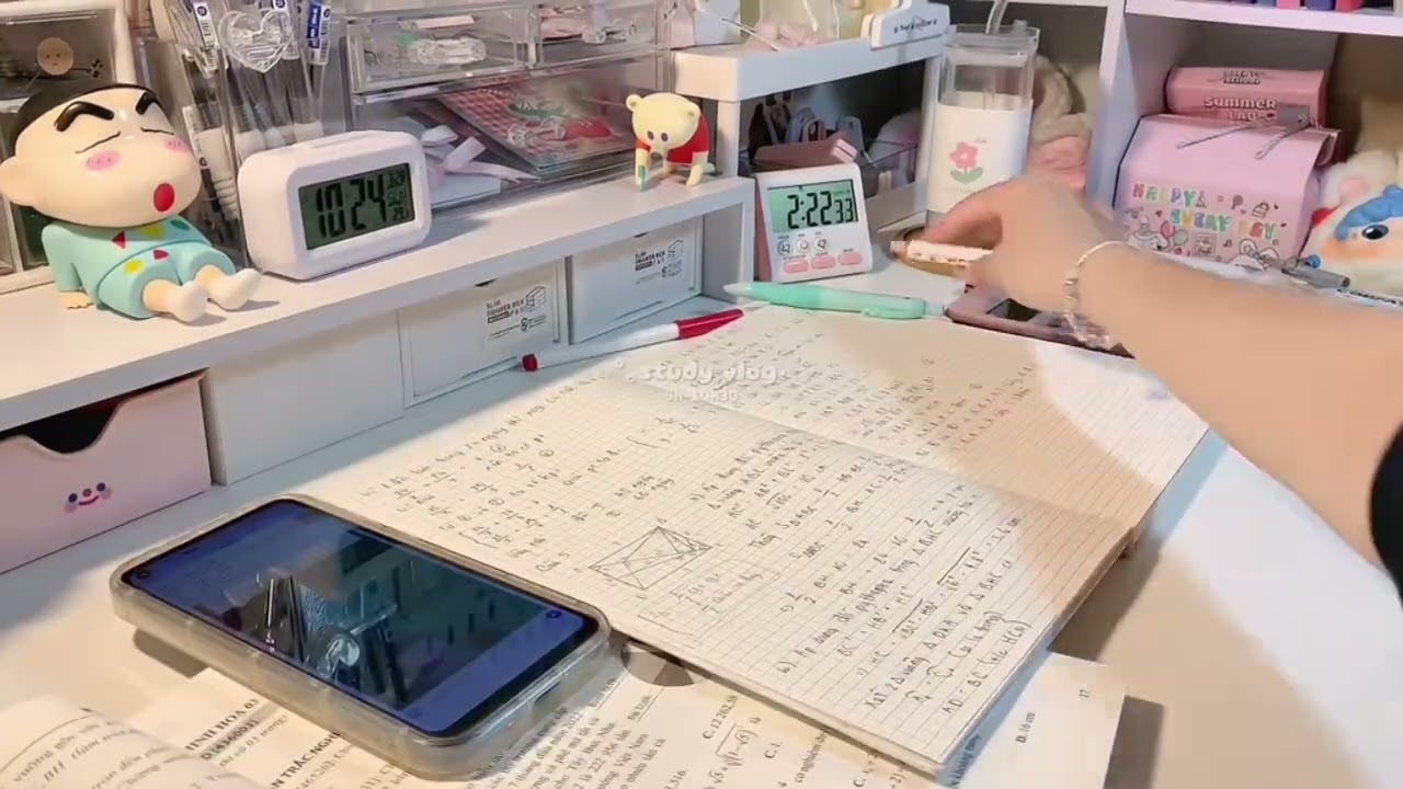 #109 Tổng hợp những study vlog cực chill trên tiktok #studywithme #studyvlog 