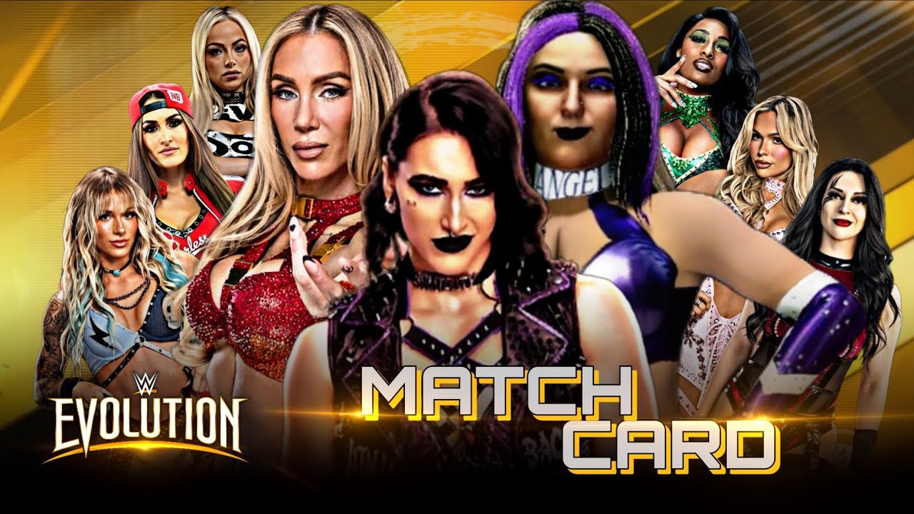 WWE 2K25|EVOLUTION PLE MATCH CARD