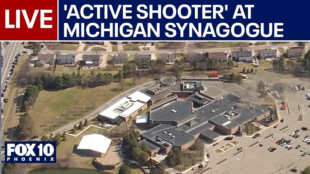 🔴LIVE: 'Active shooter' at Temple Israel in Michigan | FOX 10 Phoenix