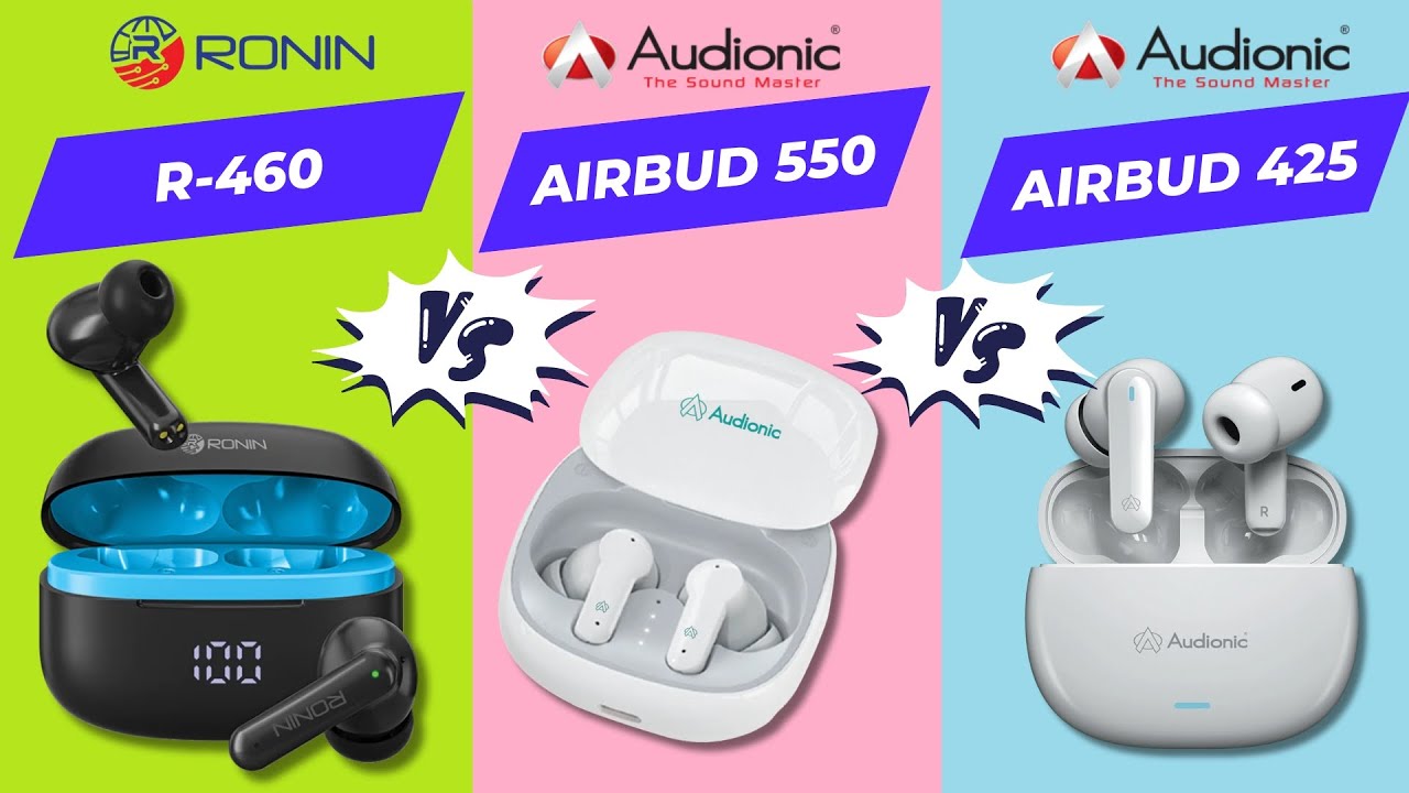 I Bought Pakistan's Best TWS Under Rs.5,000/- 🔥  (Ronin R460 vs Airbud 550 vs Airbud 425)