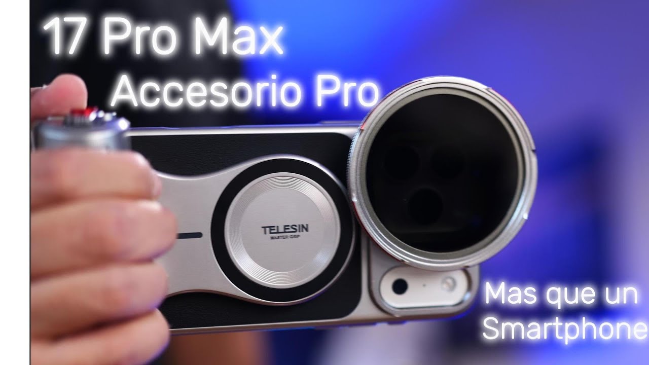 TELESIN Master Grip para iPhone 17 ProMax, el mejor accesorio para tu iPhone