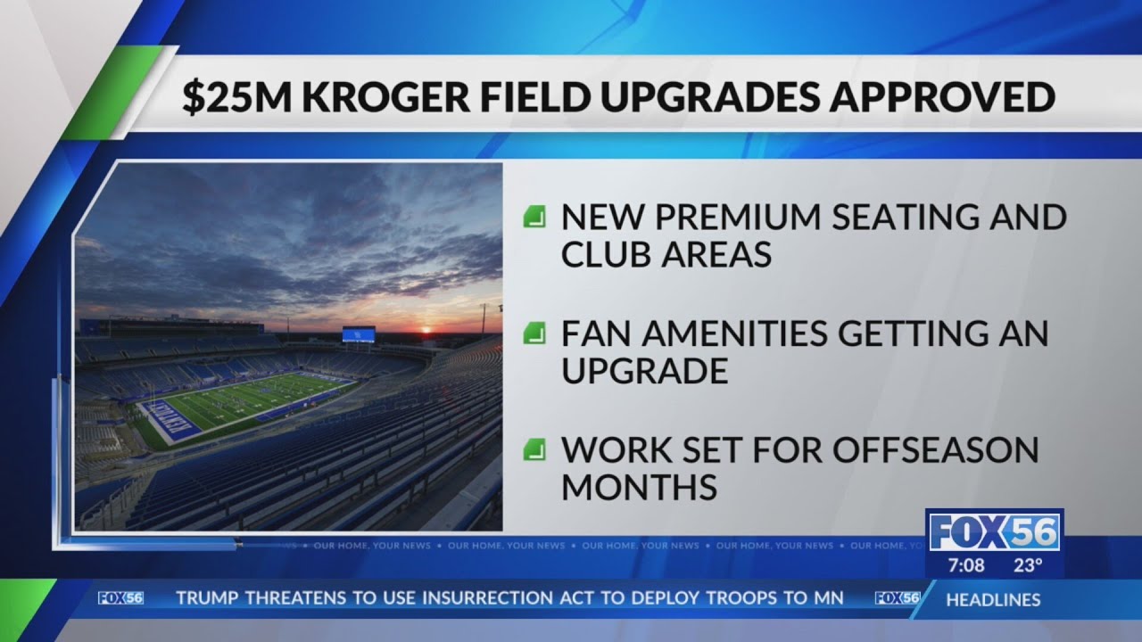 $25M improvement project at Kroger Field aims to boost fan experience