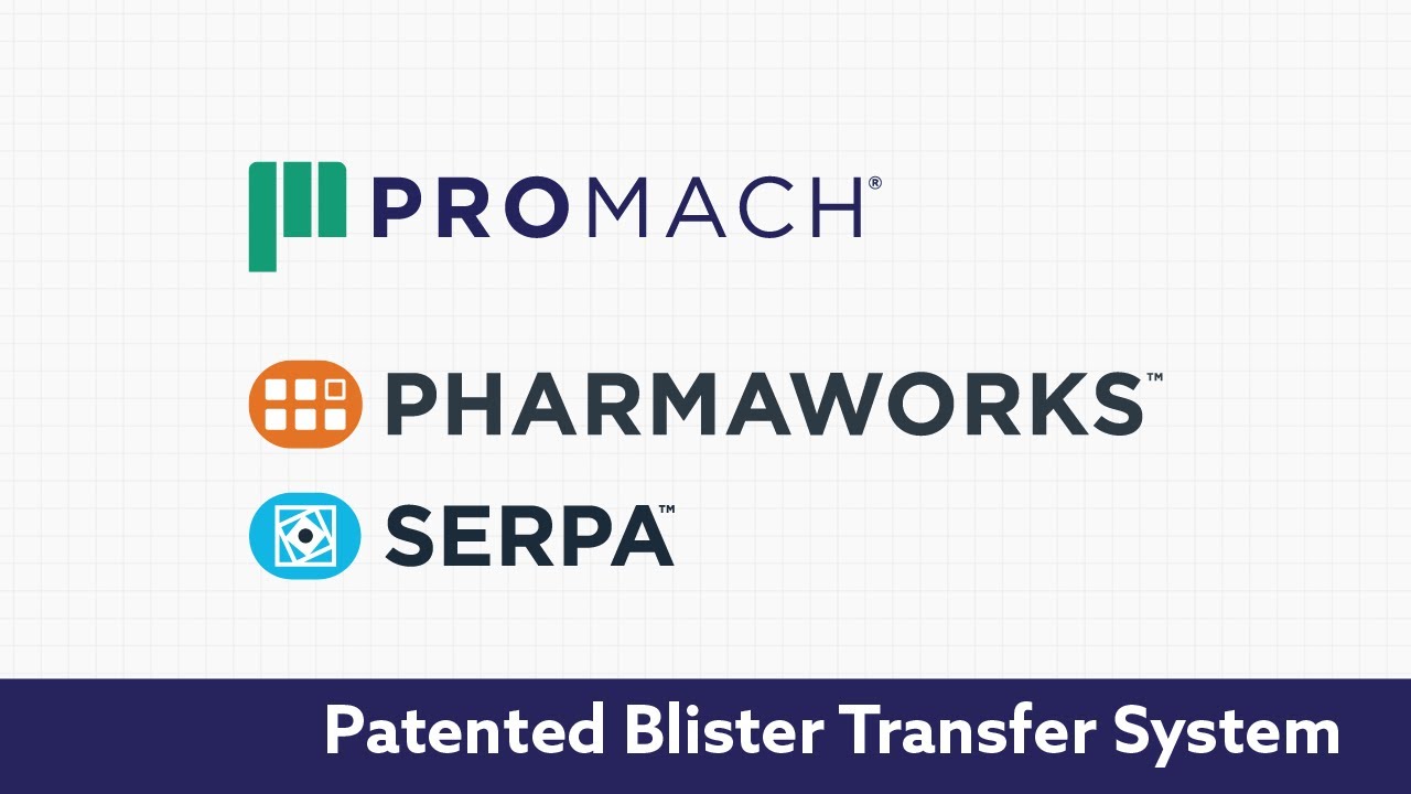 Patented Blister Transfer System - Integrated Blister Solutions - Pharmaworks TF2 and Serpa P100
