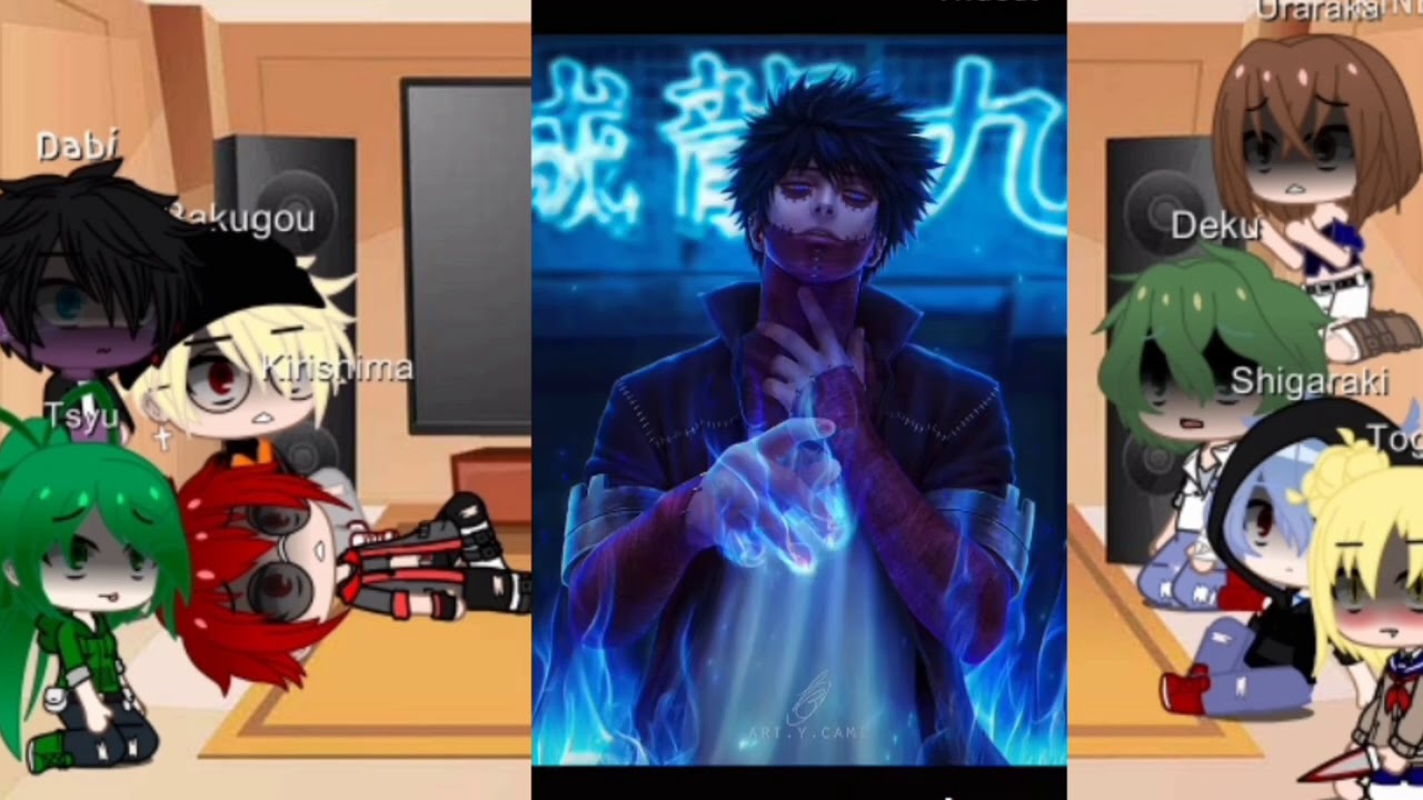 Bnha react to sad and v.Todoroki {my Au}