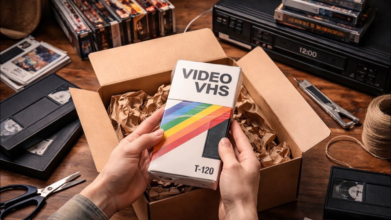 Распаковка vhs 📼. Видеокассеты с мешка от Дмитрия 👍