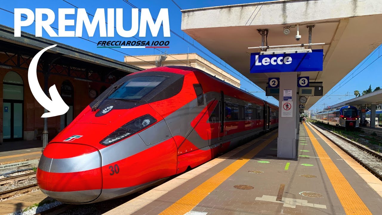 IN VIAGGIO IN PREMIUM A BORDO DEL FRECCIAROSSA1000 9511 DA BARLETTA A LECCE
