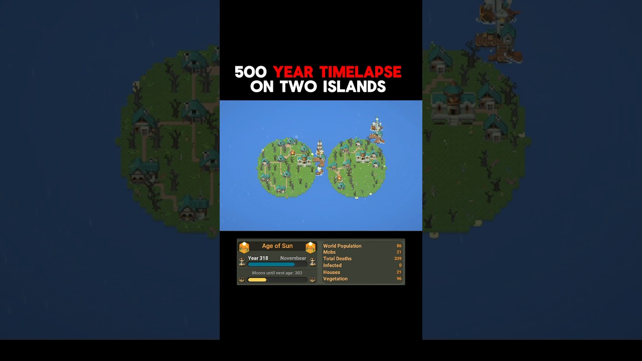 500 Years In WorldBox #worldbox #superworldbox #geography #map #history #shorts #subscribe
