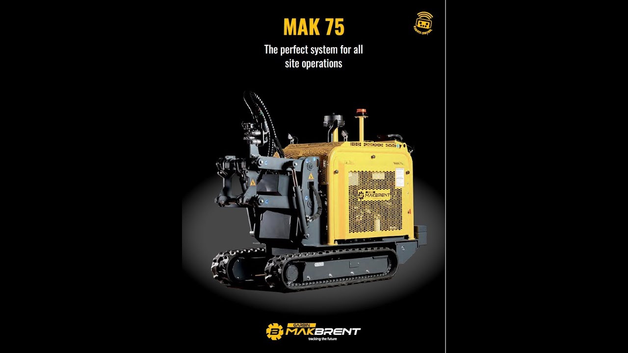 Mak 75 System - The perfect system for all site operations - Tracking the future