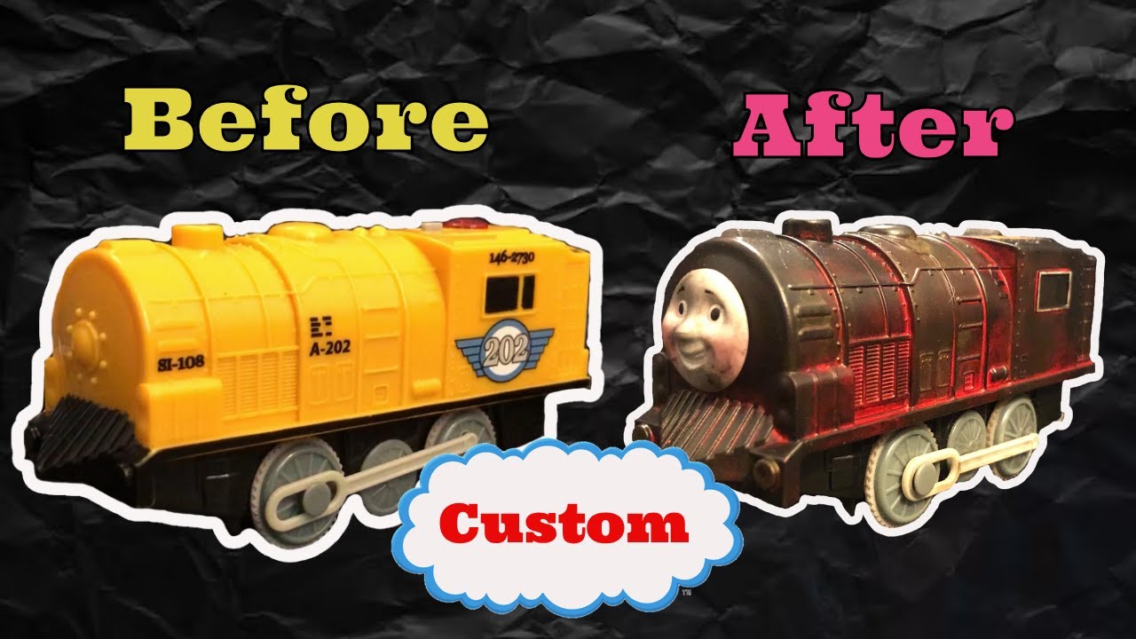 Making a generic train into a Thomas train! | Railway's Customs