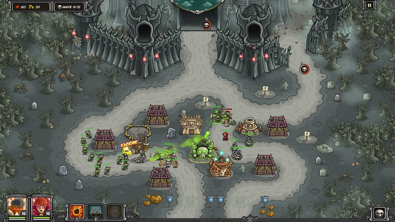 Fast and Easy: Kingdom Rush Frontiers - Dusk Chateau【Veteran | 3 Stars】