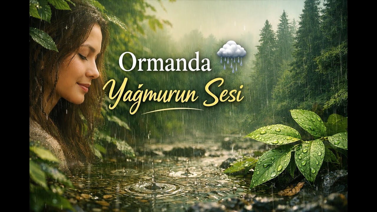 🟢 В прямом эфире | Звук дождя в лесу 🌧️ | Природный пейзаж | Успокаивает ум