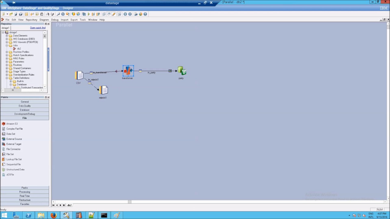DataStage: Simple Transformer Example