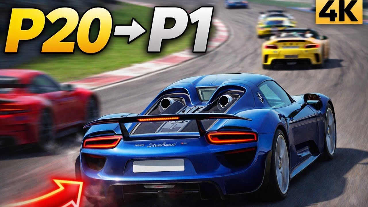 Gran Turismo 7 | Porsche 918 | P20 to P1 Comeback Race (INSANE Finish)