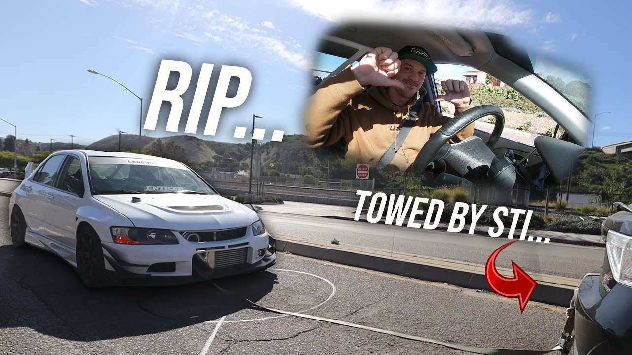 EVO 8 BLOWS CLUTCH WHILE RACING 450HP STI