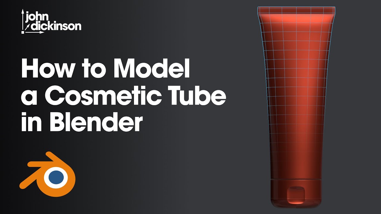 How to Model a Cosmetic Tube in Blender