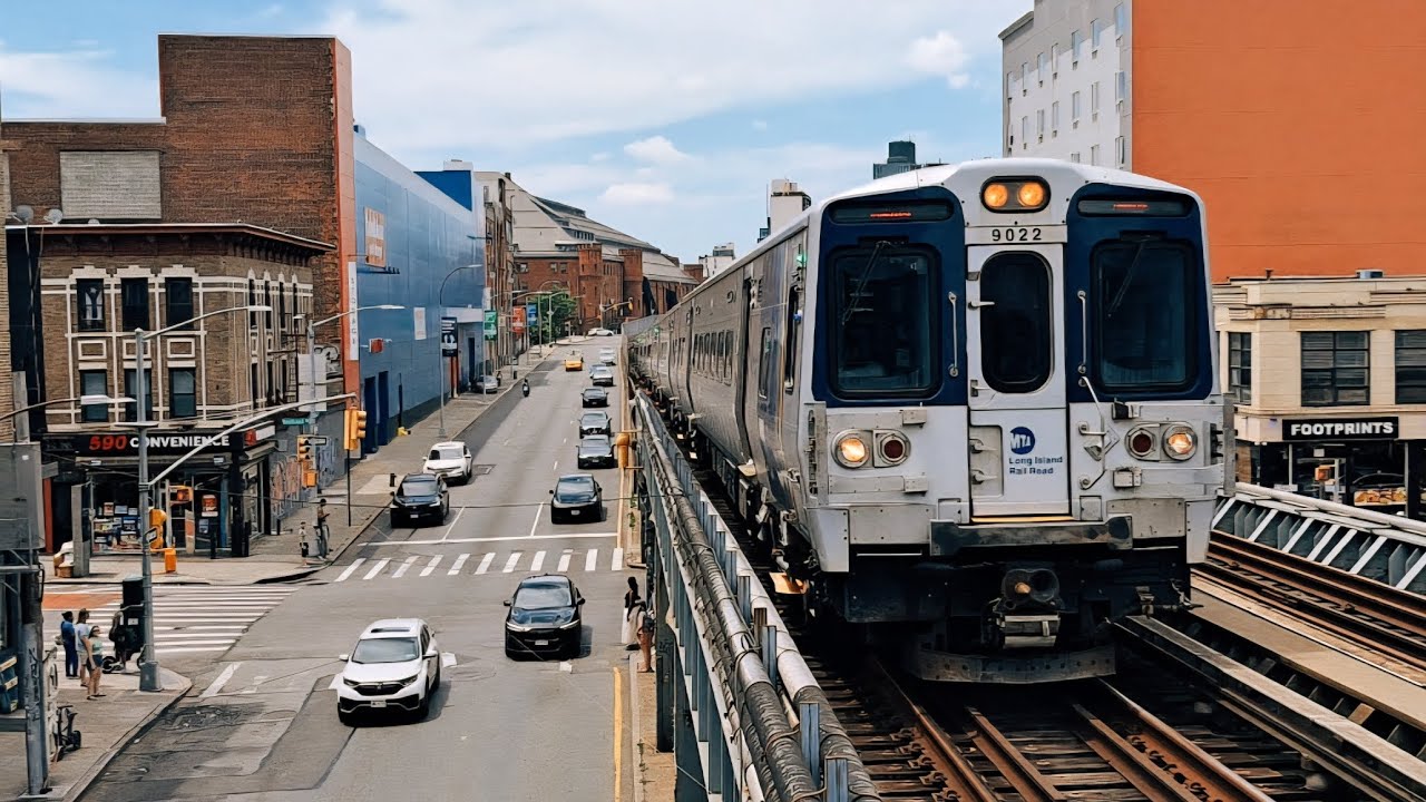 M7 & M9 City Terminal Zone Trains @ Nostrand Avenue