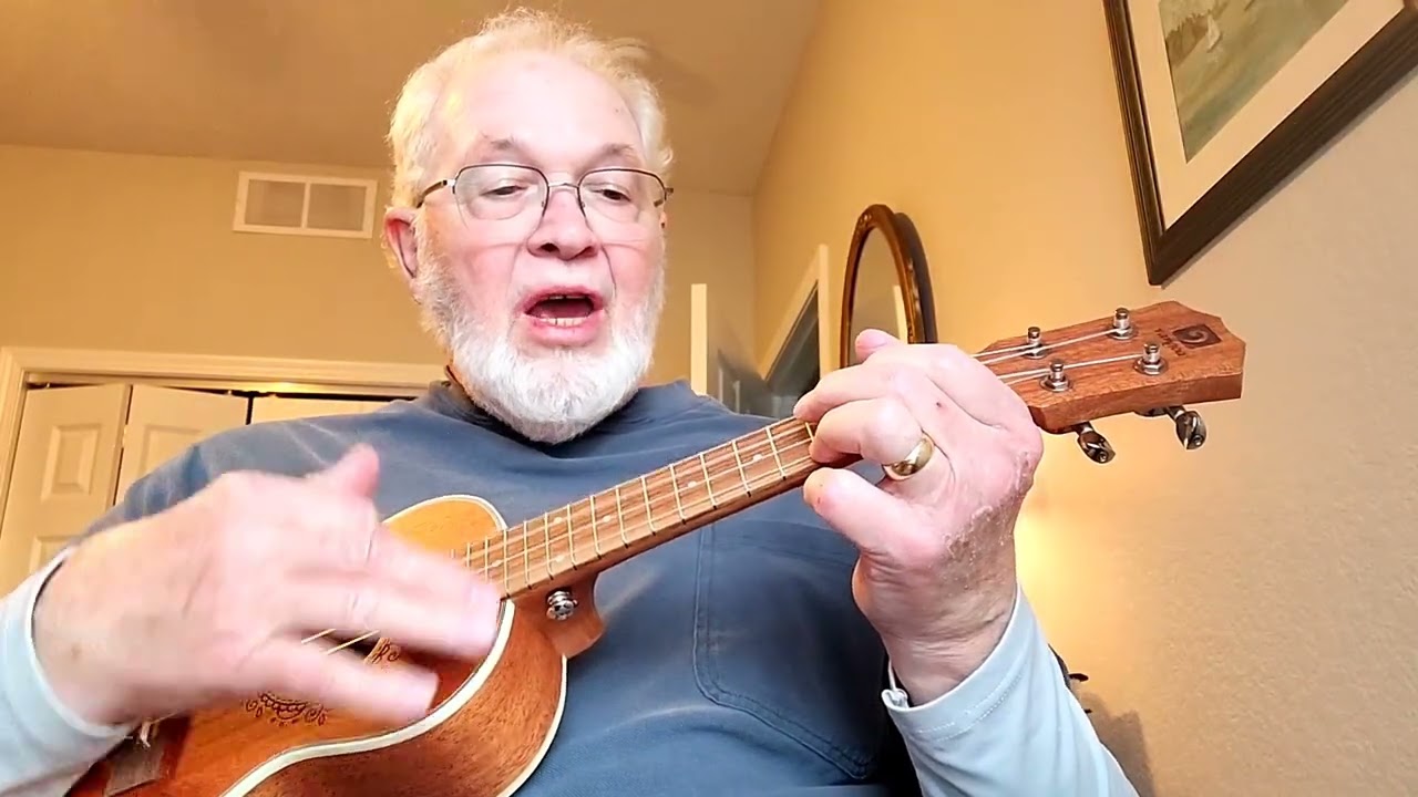 “Trust and Obey” (John H. Sammis, 1887)  Longville Tom Adams on Vangoa VU403 ukulele 