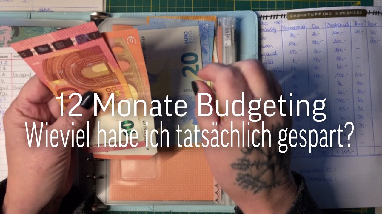 12 Monate Budgeting - wieviel habe ich gespart? + Monatsabschluss November