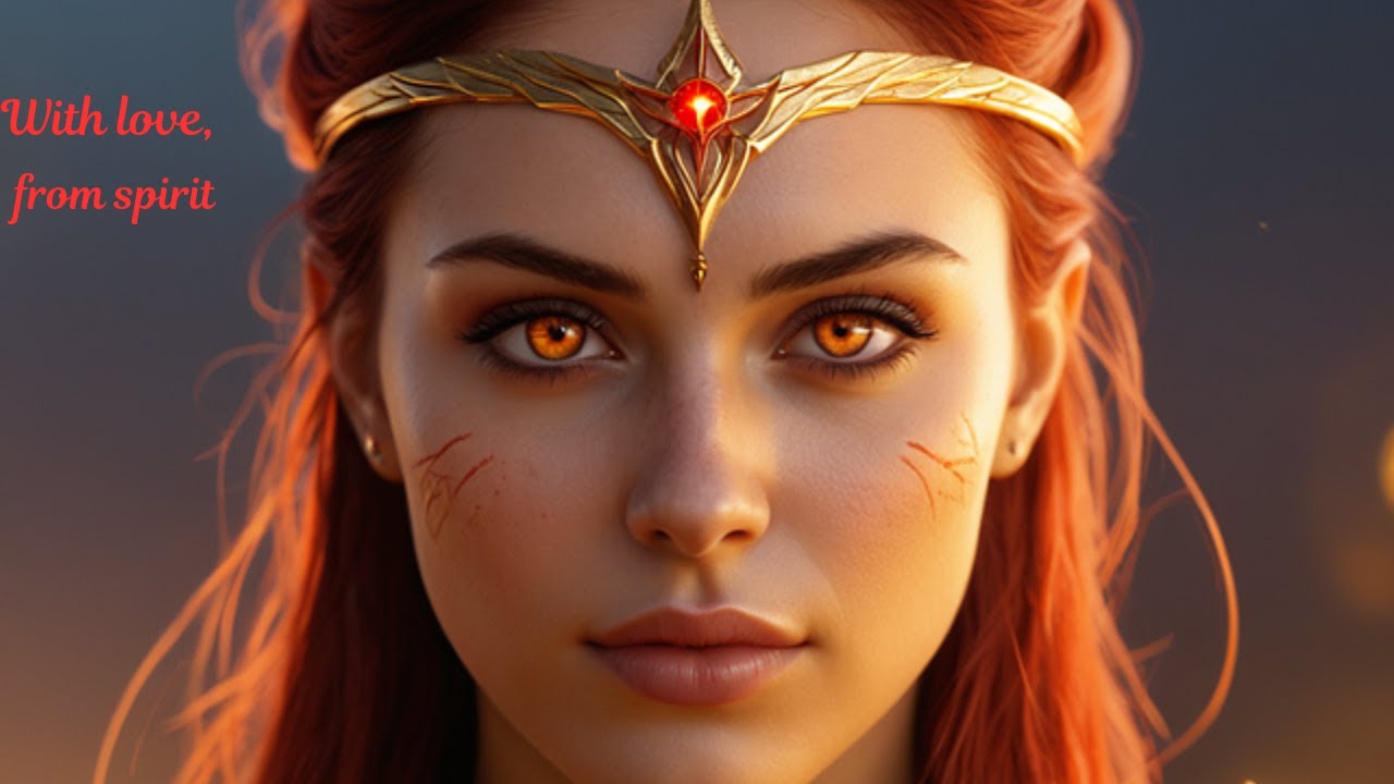 A fiery spirit guide is trying to get through to you!