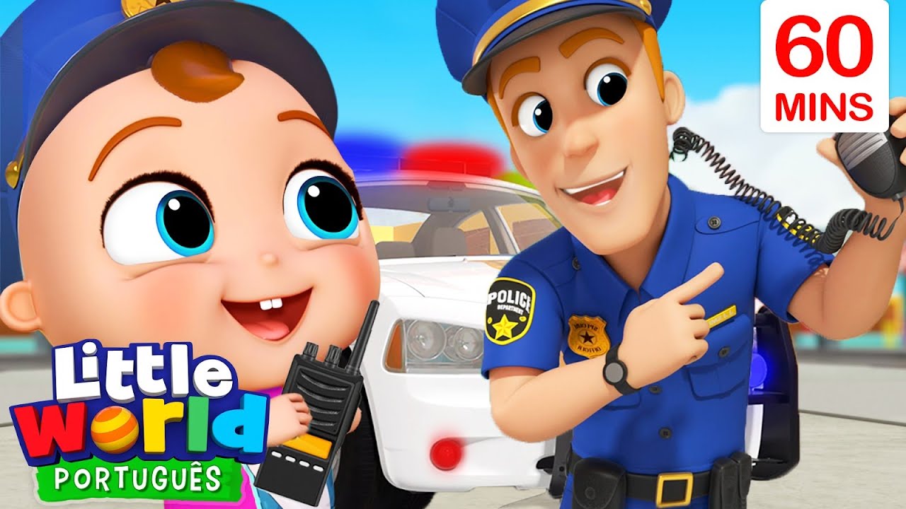 Policial Joãozinho ao Resgate! | O Mundo de Nina e Nico - Little World Português