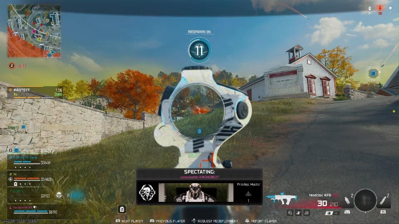 Clutch from our teammate in Call of Duty