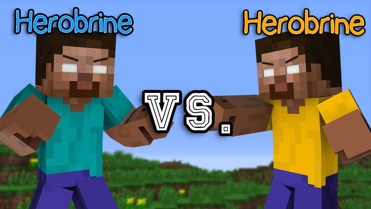Herobrine VS Herobrine - Minecraft (GoldenArmor)