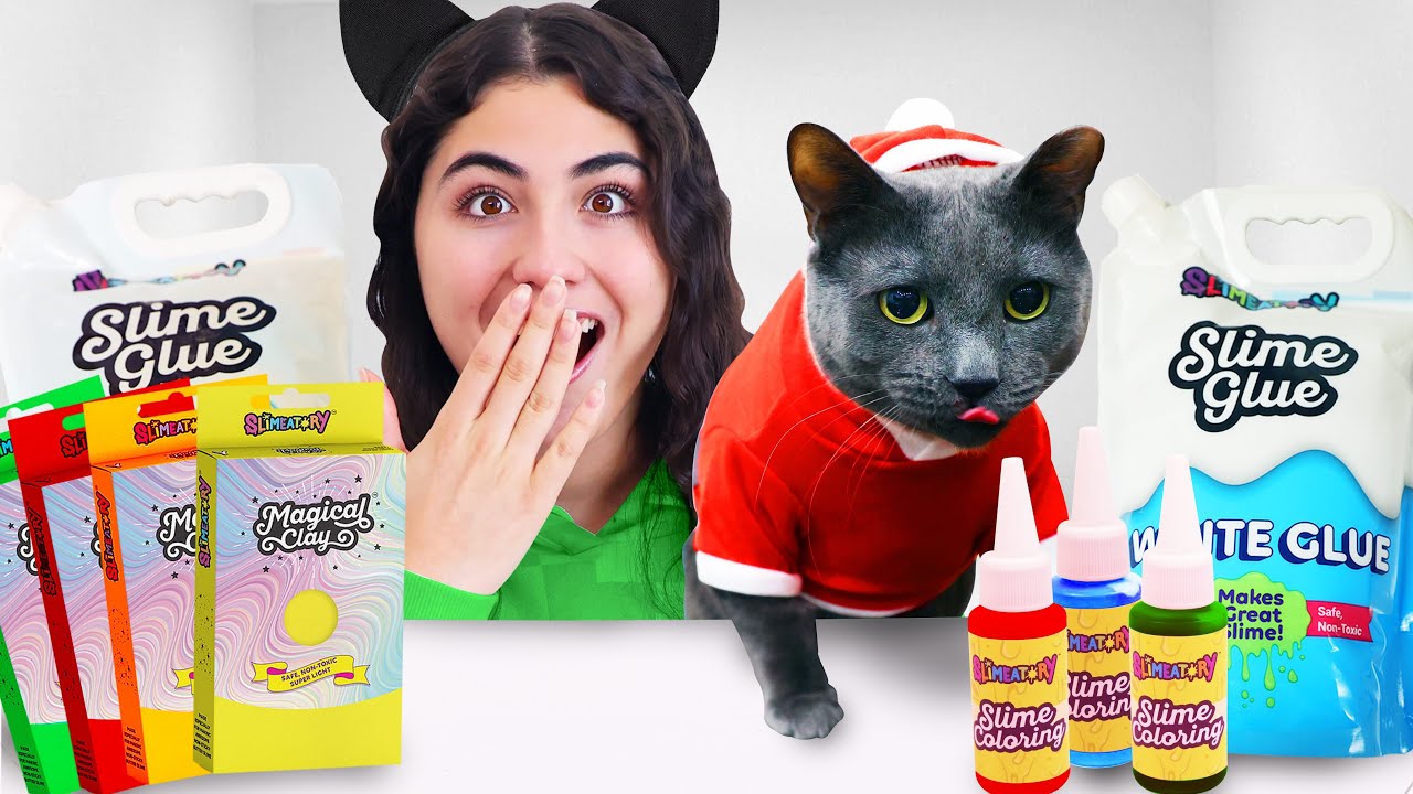 My CAT chooses my INGREDIENTS Slimeatory 709