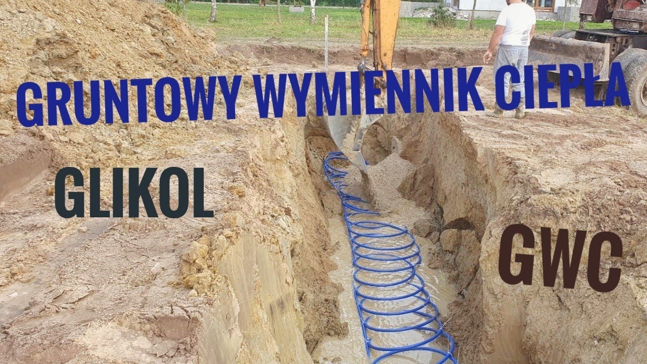 GWC Glikolowe. Gruntowy wymiennik ciepła z glikolem.