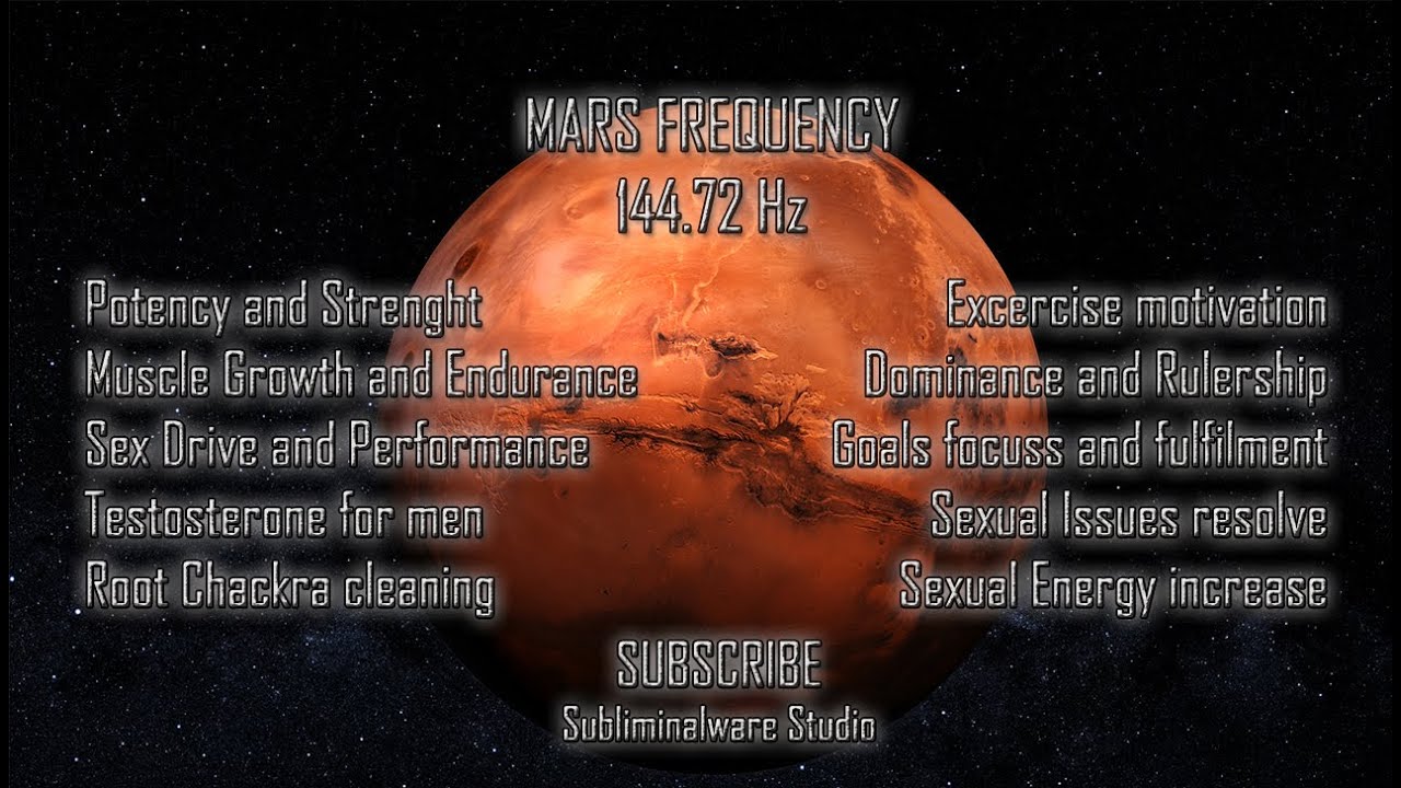 Mars frequency - 10 hours sleep meditation - 144.72 Hz for Muscle Growth and Raising testosterone