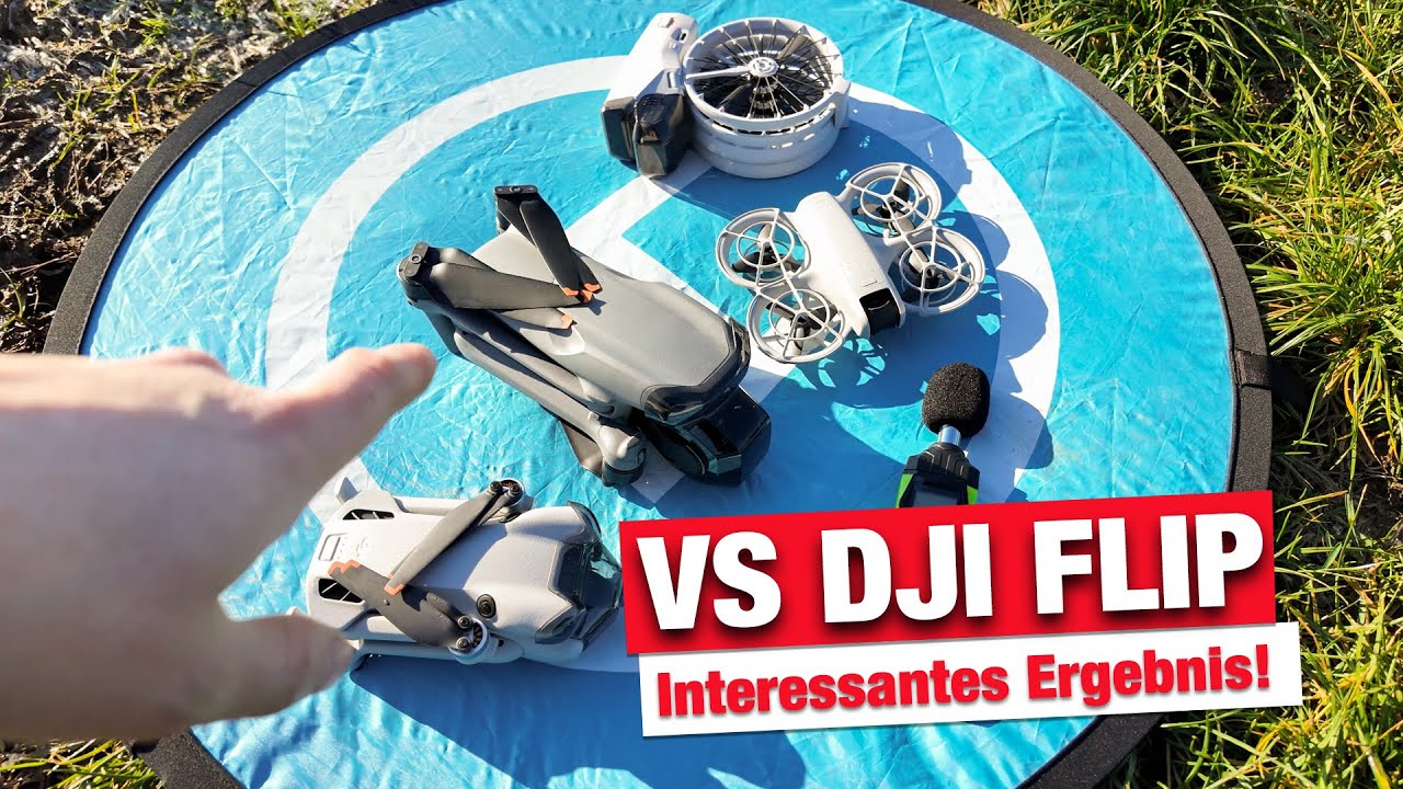 DJI Flip vs. Mini 4 Pro vs. Air 3S vs. Neo - welche macht mehr Lärm?