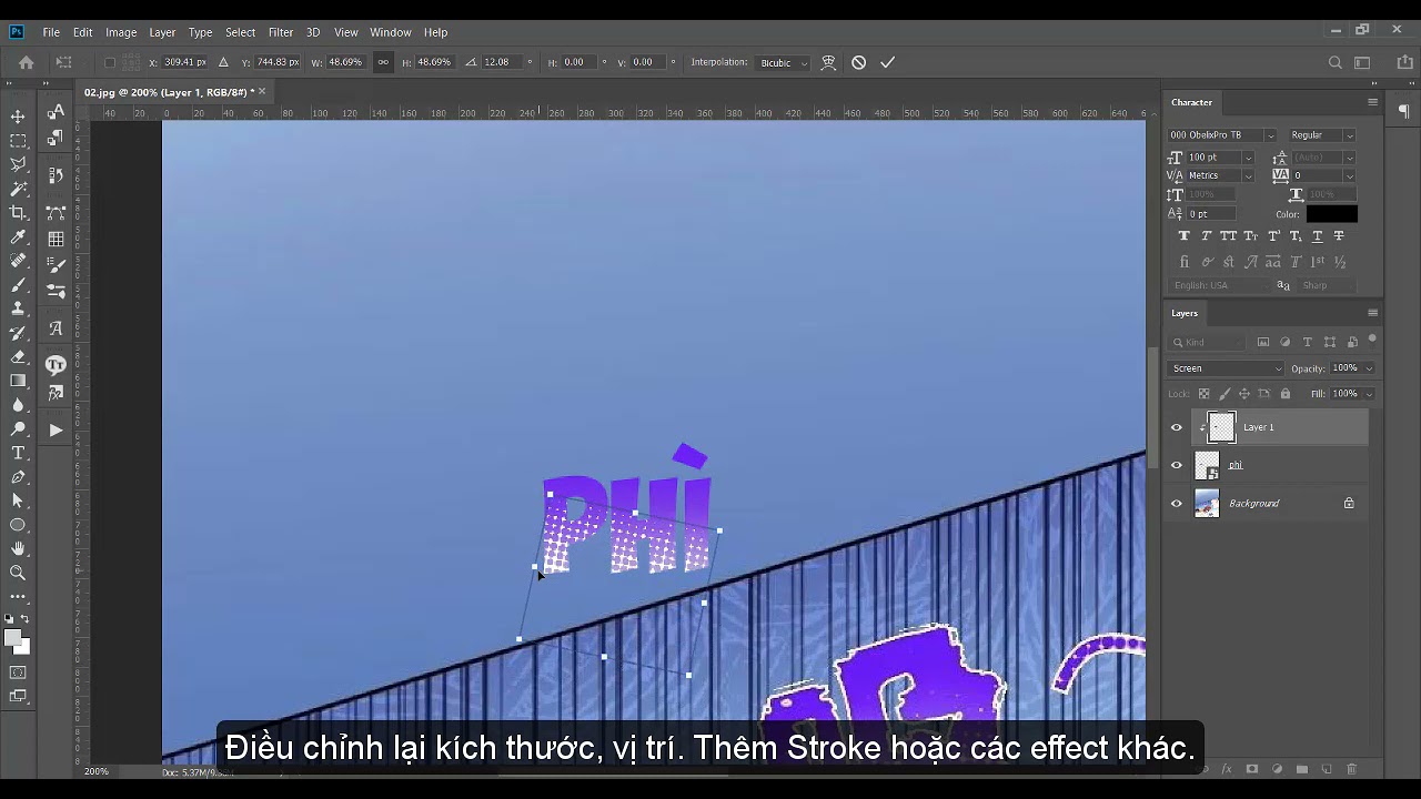 Color halftone text