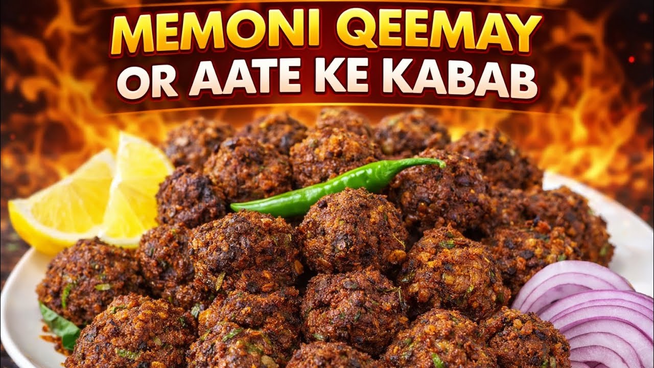 Easy and perfect recipe of Memoni qeemy or aate ke Kabab | ramazan main zaror try karein 
